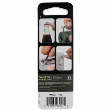 Брелок Nite Ize, микроинструмент DoohicKey QuickKey, нержавеющая сталь