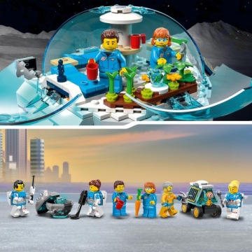 Оригинальный LEGO 60350 City — Исследовательская станция на Луне, кирпичи, НОВИНКА
