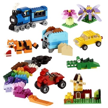 LEGO Classic Creative Bricks 484, средняя КОРОБКА для 4-х лет