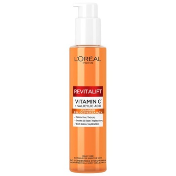 LOREAL DERMO REVITALIFT CLINICAL Очищающий гель с витамином С