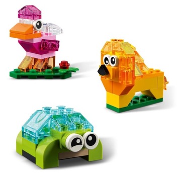 LEGO CLASSIC 11013 Креативные прозрачные кубики