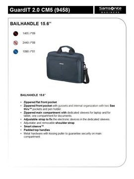 Сумка для ноутбука Samsonite CM5-09-003 15,6 дюйма