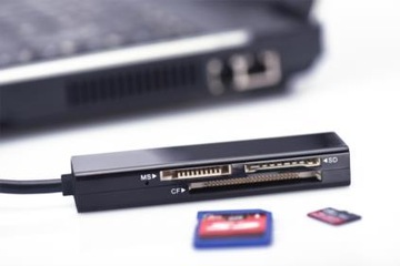 Кардридер Compact Flash, SD, Micro SD USB 2.0