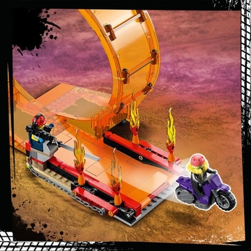 Арена для трюков LEGO City с двумя петлями (60339)