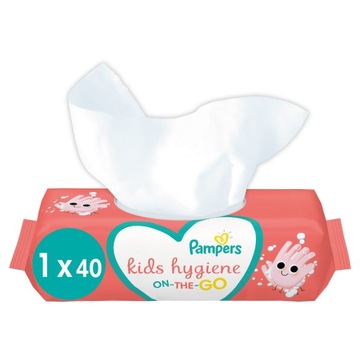 PAMPERS KIDS HYGIENE ON-THE-GO WIPES ВЛАЖНЫЕ САЛФЕТКИ 12х40=480 ШТ.