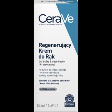 CERAVE Восстанавливающий крем для рук для сухой кожи 50 мл