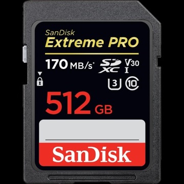 Sandisk Extreme Pro 512 ГБ SDXC-Speicherkarte MIT