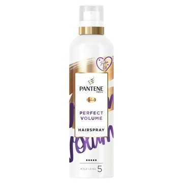 Lakier do włosów bardzo mocny Pantene Perfect VOLUME DOD.OBJĘTOŚĆI 250 ml