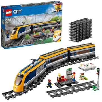 LEGO City 60197 Пассажирский поезд на батарейках с дистанционным управлением и приложением