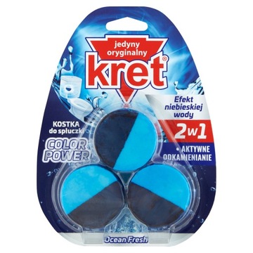 JAWOR Kret kostka do spłuczki Ocean Fresh 3 x5 0 g