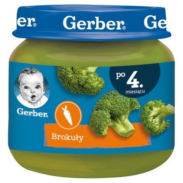Obiadek Gerber Brokuły dla niemowląt po 4. miesiącu 80 g