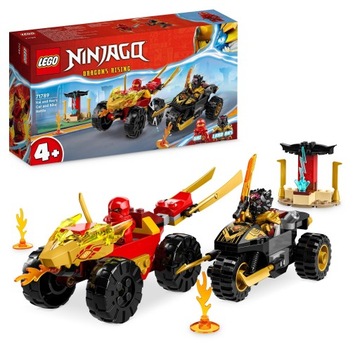 LEGO Ninjago Kai i Ras w pojedynku samochód-motocykl 71789