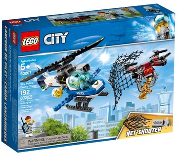 LEGO City 60207 Pościg policyjnym dronem ORYGINAŁ