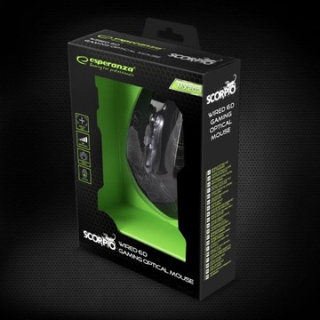 6D проводная оптическая игровая мышь со светодиодной подсветкой, USB