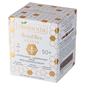Krem do twarzy Bielenda Royal Bee Elixir 50+ 0 SPF dzień i noc 50 ml