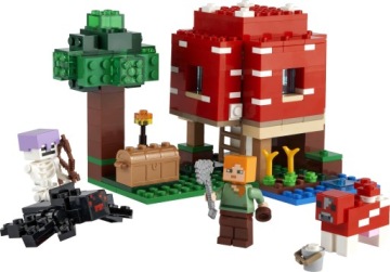 LEGO Minecraft 21179 Грибной домик-поганка 272 кирпича 8+