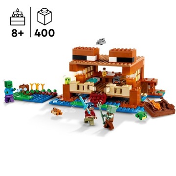 LEGO MINECRAFT 21256 ДОМ-ЛЯГУШКА ДОМ-ЛЯГУШКА MINECRAFT