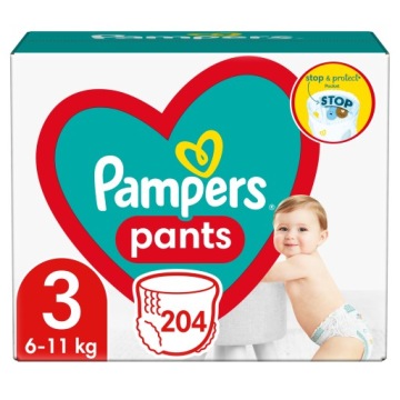 Подгузники PAMPERS MTH Размер 3, 6-11кг, 204 шт.