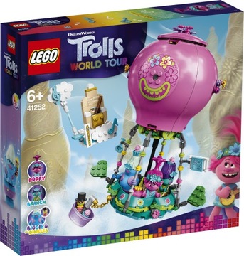 LEGO Bricks Trolls 41252 — Приключение троллей Поппи на воздушном шаре