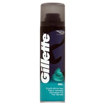 Żel do golenia Gillette Sensitive 200ml do skóry wrażliwej