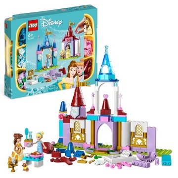 LEGO Disney 43219 Креативные замки принцесс Диснея Белль и Золушки