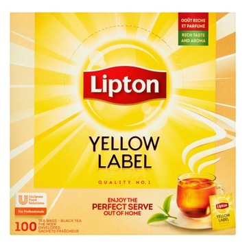 Чай Lipton Yellow Label 100 шт.