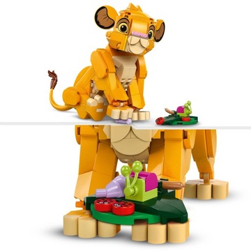 LEGO DISNEY 43243 КОРОЛЬ ЛЕВ — ЛЬВЕНОК СИМБА