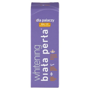 BIAŁA PERŁA Pasta do zębów dla palaczy 75ml