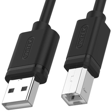 Кабель Unitek USB 3,0 м, тип B, черный для принтера