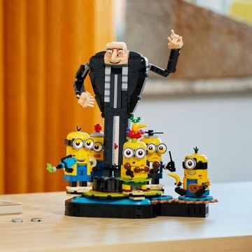 LEGO Minions 75582 Грю и миньоны из кирпичей