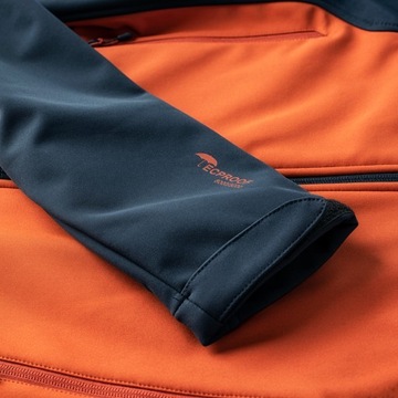 Męska kurtka softshell ROOIBOS TEA/SKY CAPTAIN - rozmiar L