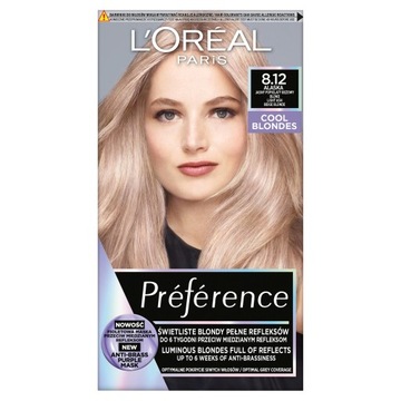 LOREAL PREFERENCE FARBA NR 8.12