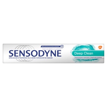 Sensodyne Deep Clean Pasta do zębów z fluorkiem 75 ml