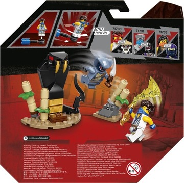 LEGO NINJAGO 71732 ZESTAW BOJOWY JAY I WĘŻON