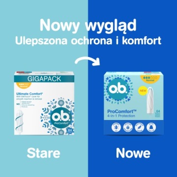 О.Б. тампоны ProComfort Normal 64 шт. НОВОЕ ИЗДАНИЕ