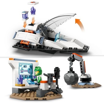 LEGO CITY 60429 КОСМИЧЕСКИЙ КОРАБЛЬ И КОСМИЧЕСКАЯ ИССЛЕДОВАТЕЛЬСКАЯ СТАНЦИЯ CITY SPACE 4+