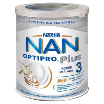 Молоко адаптоване NESTLE NAN OPTIPRO PLUS 3 800 г