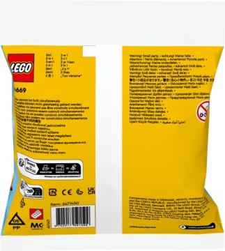 Оригинальный конструктор LEGO Creator 3in1 30669 - Культовый красный самолет