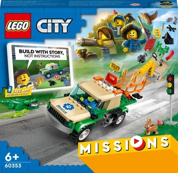 LEGO Misja ratowania dzikich zwierząt 60353 klocki