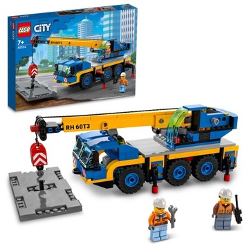 LEGO City 60324 Dźwig Podnośnik Żuraw samochodowy Klocki dla dzieci 7+