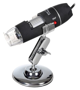 Цифровой USB-микроскоп, 1600-кратный зум + светодиодная подсветка