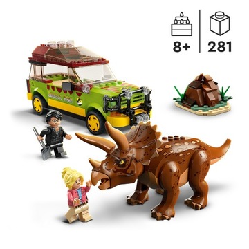 LEGO JURASSIC WORLD 76959 Расследование трицератопса