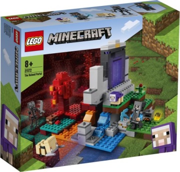 Lego Minecraft Zniszczony portal 21172