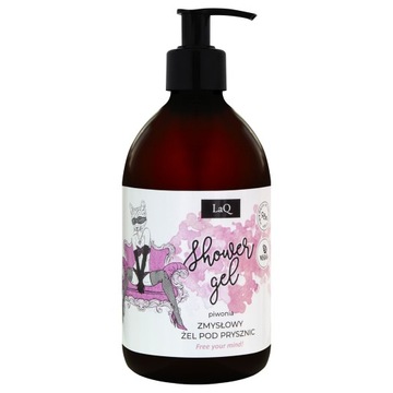 LaQ Kocica Piwonia 500 ml żel pod prysznic dla kobiet żel damski