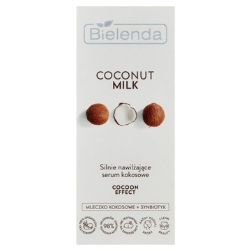 BIELENDA COCONUT MILK Silnie nawilżające serum kokosowe 30ml