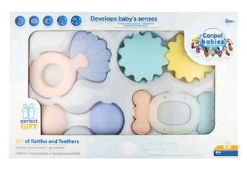 Canpol Babies zestaw pierwszych grzechotek 4 szt
