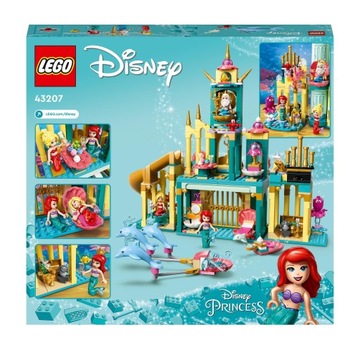 LEGO Disney 43207 Подводный дворец Ариэль