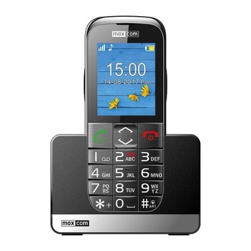 ПРОСТОЙ ТЕЛЕФОН ДЛЯ ПОЖИЛЫХ MAXCOM SOS MM720 BB COMFORT + BASE