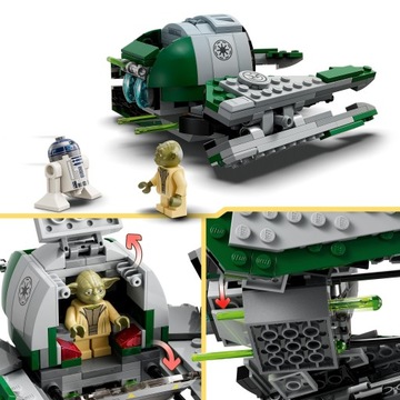 LEGO STAR WARS 75360 Звездный истребитель джедая Йоды