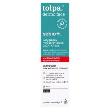 Tołpa Sebio+ CICA - krem korygujący niedoskonałości 40 ml